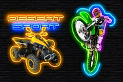 Neon Glow 2 Photoshop Action, an Action Add-On by iHemalaya (Thumbnail 4 of 5)