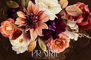 Warm Peachy Pink Floral Art Kit, a Decorative Illustration by Eclectic Anthology (Thumbnail 9 of 12)