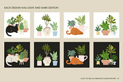 Plants in pots. Vector constructor., an Animal Illustration by anna khramtsova (Thumbnail 9 of 12)