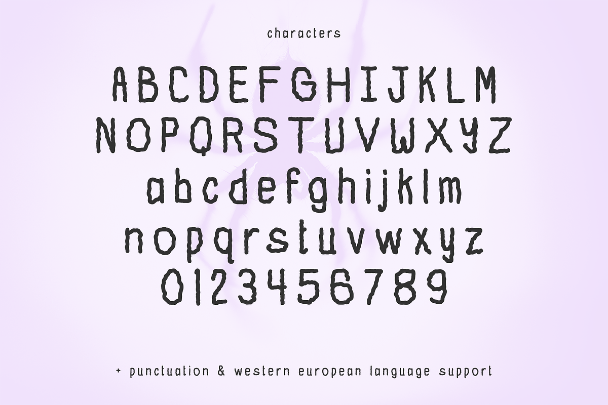 Creepy Crawly Display Font, a Handwritten Font by Beck McCormick (Photo 10 of 10)