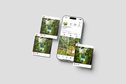 Instagram social media mockup, an iPhone Mockup by Pikachudesign (Thumbnail 3 of 5)