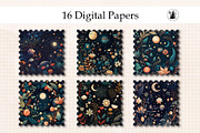 Celestial Boho Digital Paper, a Background Graphic by Pawsitively Aesthetic (Thumbnail 4 of 4)