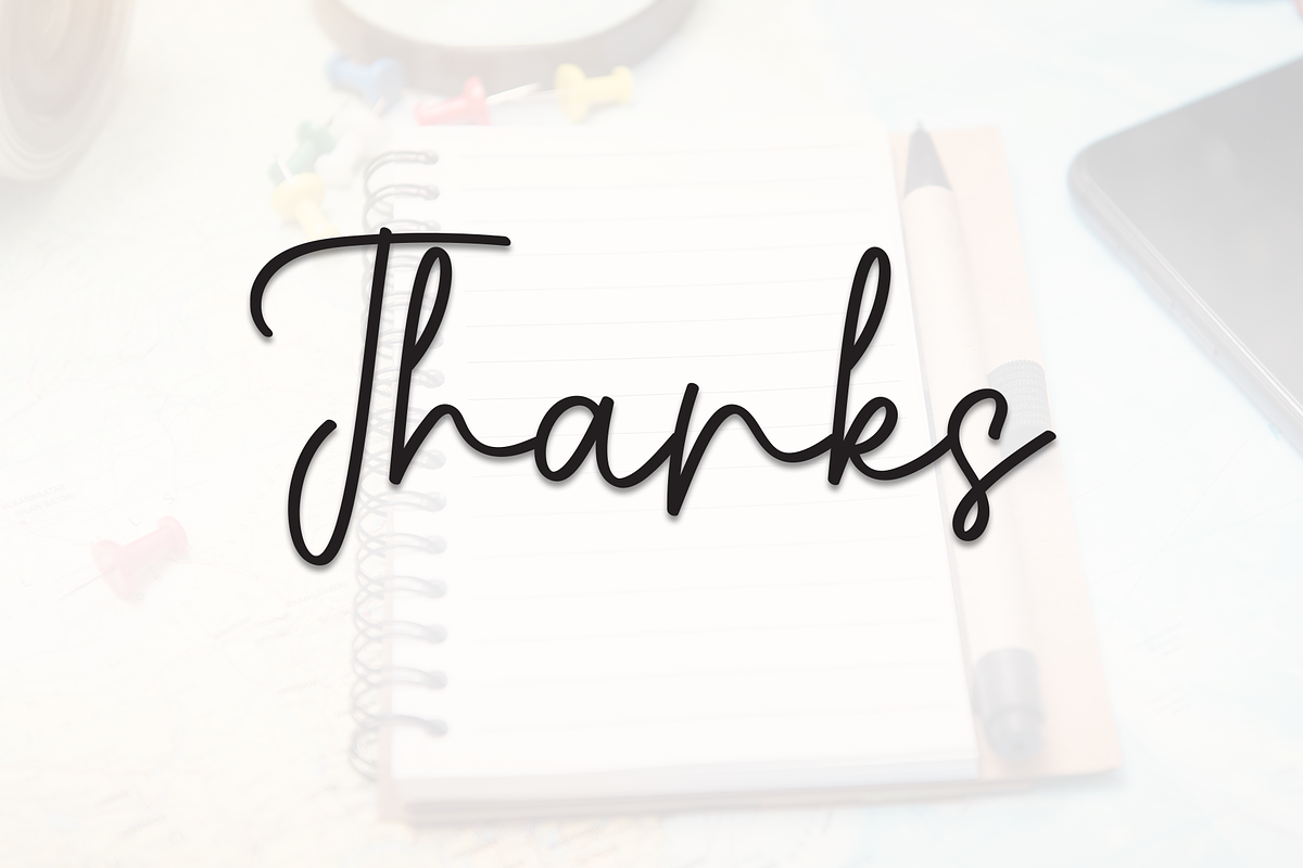 Monday | Script Font, a Handwritten Font by Scratchones (Photo 9 of 9)