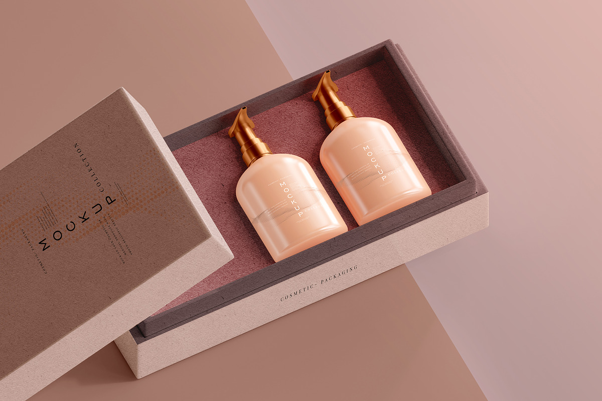 390+ Cosmetic Branding Mockup Scenes, a Cups & Container Mockup by pmvch (Photo 59 of 367)