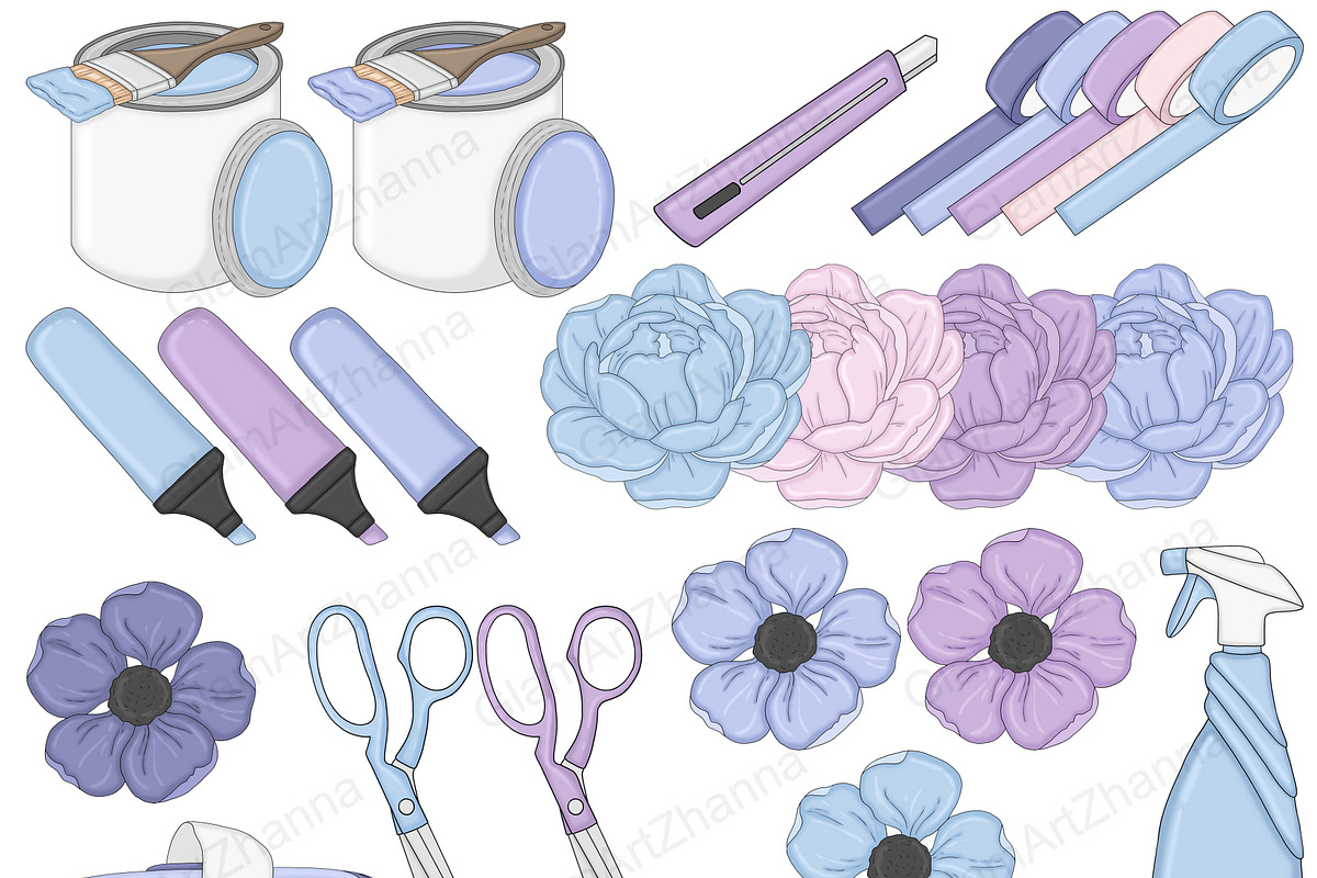 Moving Clipart, an Object Illustration by GlamArtZhanna (Photo 5 of 5)