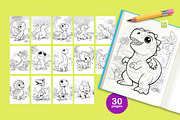Animal Coloring Pages for Kids, an Animal Illustration by vik.stock (Thumbnail 5 of 17)