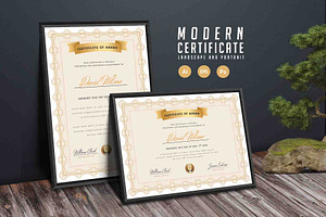 359. Modern Certificate Template