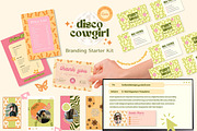 Disco Cowgirl Branding Starter Kit, a Branding & Logo Template by Hell Yeah Designs (Thumbnail 6 of 18)
