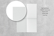Folded Paper Mockup Pack, a Product Mockup by Nina Shaw (Thumbnail 10 of 14)