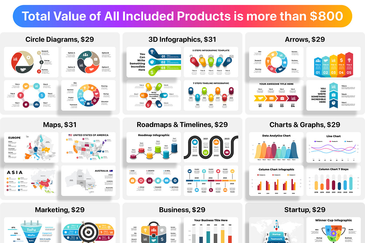 3500+ Presentation Templates Bundle!, a Presentation Template by Wowly Design (Photo 11 of 39)