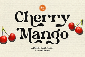 Cherry Mango - Playful Retro Font