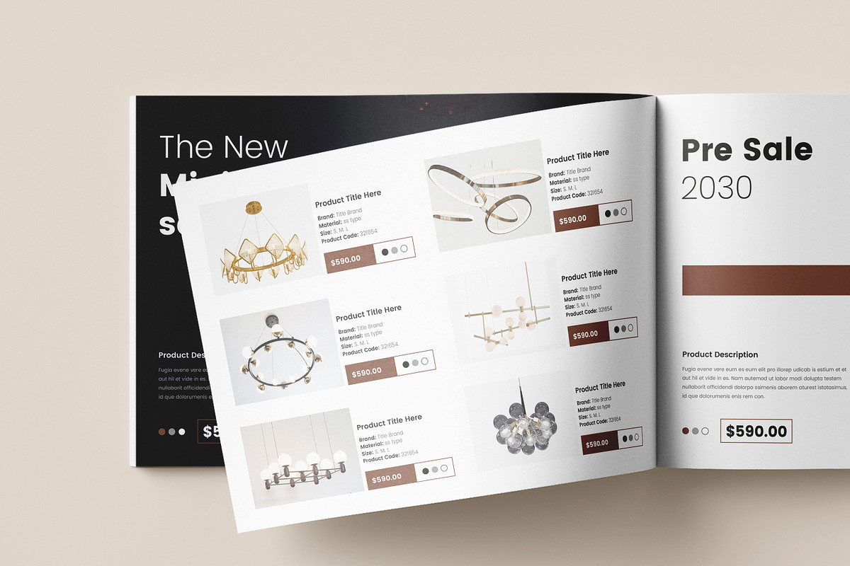 Product Catalog Template, Brochure preview 3