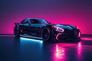 A sleek and stylish black Mercedes s, a Photo by Iftikhar Alam