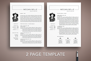 Professional Resume Cv Template, a Resume Template by The Creative Resume (Thumbnail 2 of 8)