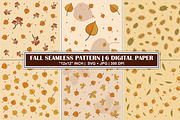 Autumn Fall Seamless Pattern Set, a Pattern Graphic by Gfx Expert Team (Thumbnail 1 of 5)