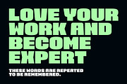 Brodaers Expanded Font, a Sans Serif Font by trustha (Thumbnail 4 of 15)