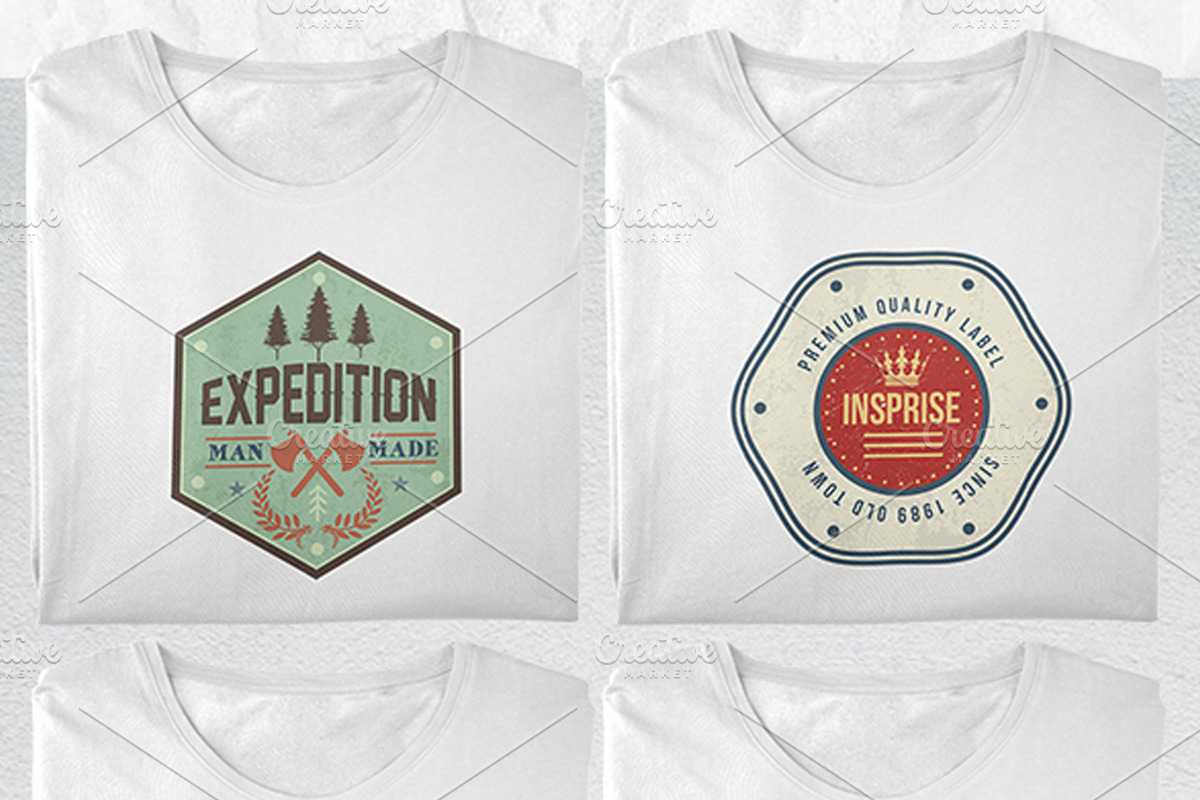 12 Vintage Badge Logos Version 4, a Branding & Logo Template by Graphicgo (Photo 3 of 6)