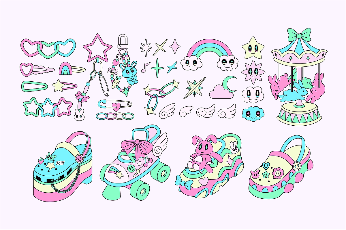 Magical Kawaiicore Illustration Pack, an Object Illustration by The Isian (Photo 6 of 12)