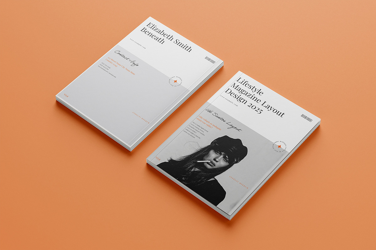 Lifestyle Magazine Template, a Magazine Template by ElvinPrint (Photo 8 of 9)