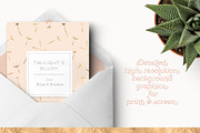 Twilight's Blush: Golden Hygge, a Pattern Graphic by Blixa 6 Studios (Thumbnail 2 of 3)