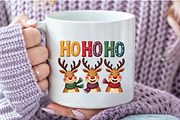 Ho Ho Ho Deer Reindeer Christmas Png, an Illustration by Libby Wishes (Thumbnail 2 of 4)
