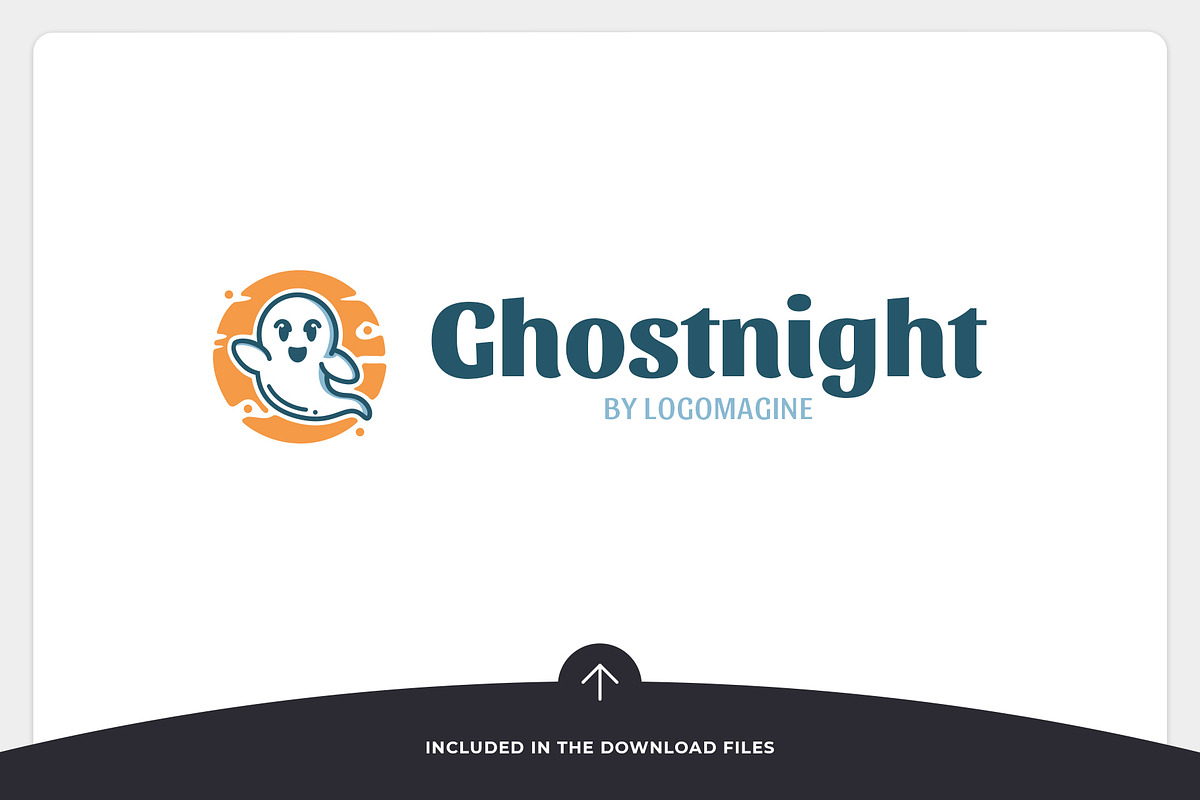 Ghost Night Logo Template, a Branding & Logo Template by LOGOMAGINE (Photo 6 of 16)