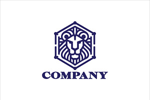 Lion Logo Design Vector Template, a Branding & Logo Template by Vectorium Studio