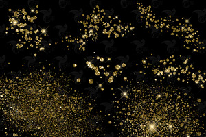 Gold Pixie Dust Clipart