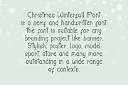 Christmas Winterfall, a Serif Font by QR Design Studio (Thumbnail 7 of 9)