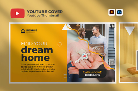 Real estate Youtube Thumbnail Design