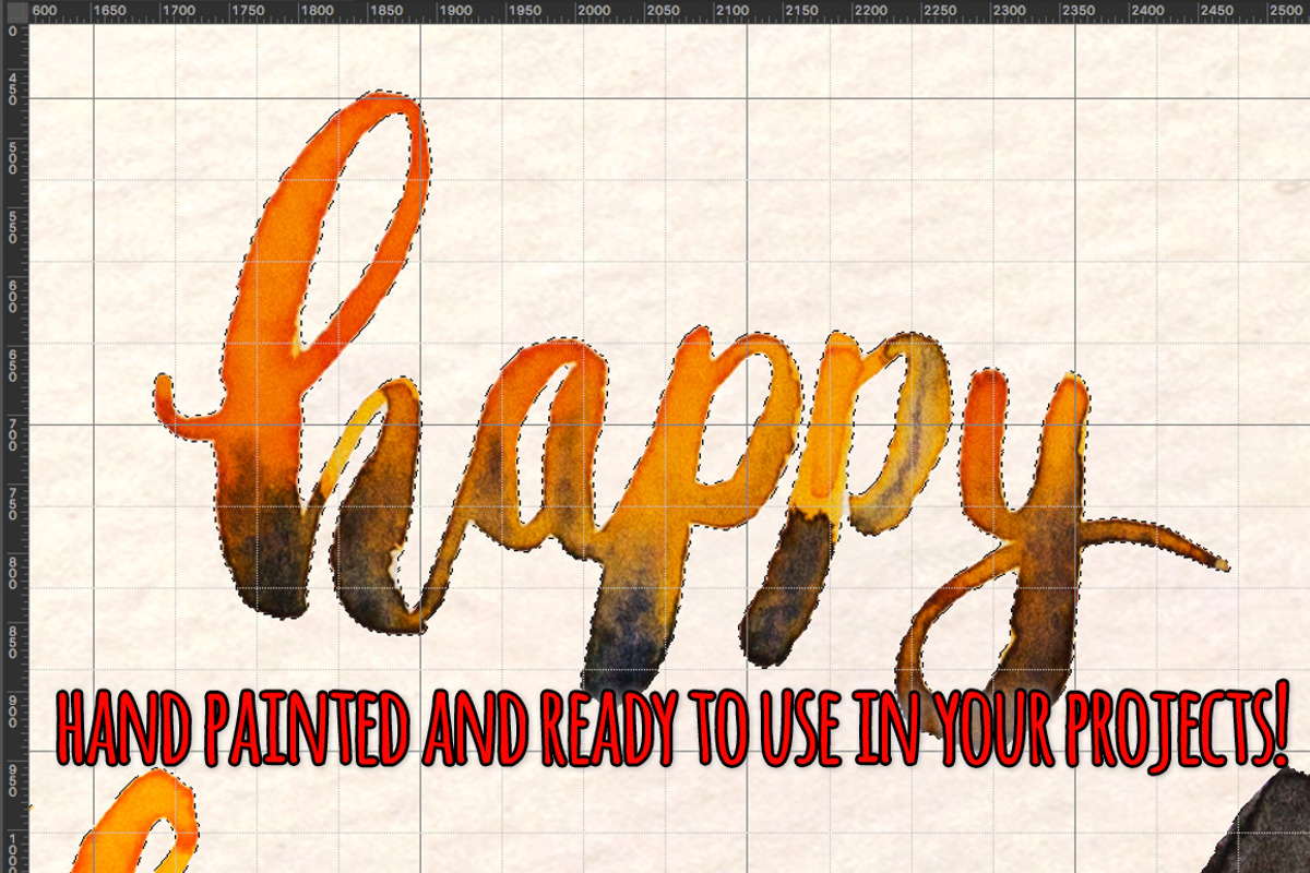 Happy Halloween 42 Cute Elements, a Seasonal Illustration by Violet LeBeaux (Photo 3 of 3)