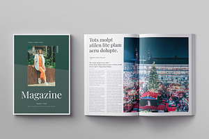 Lifestyle Magazine Template, a Magazine Template by ElvinPrint