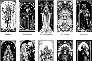 22 Tarot Patterns Of Major Arcana