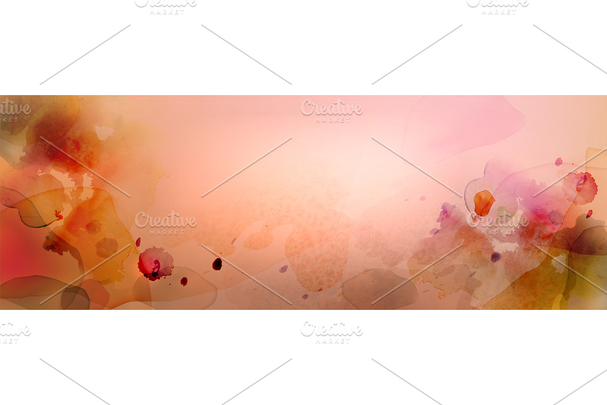 Abstract watercolor background, a Texture Illustration by art PVP - market