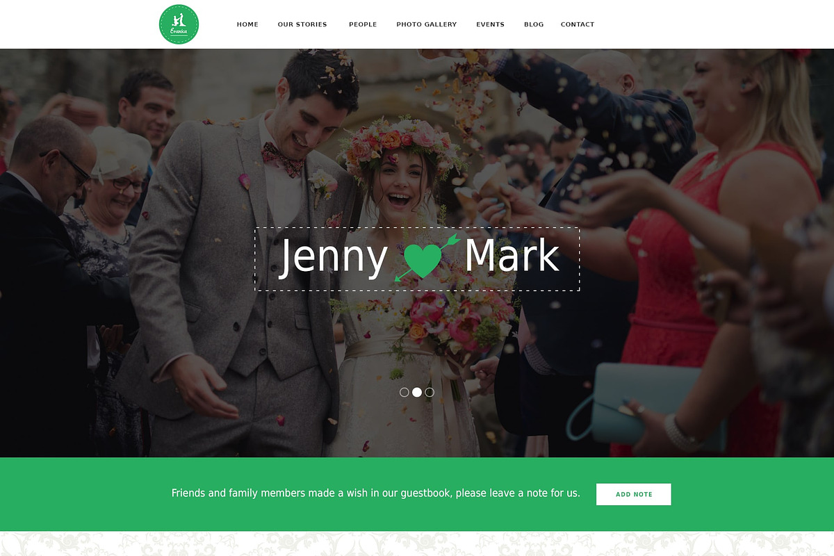 Evanica - Photoshop Template, a Websites & App Template by DigitalCenturySF (Photo 1 of 10)