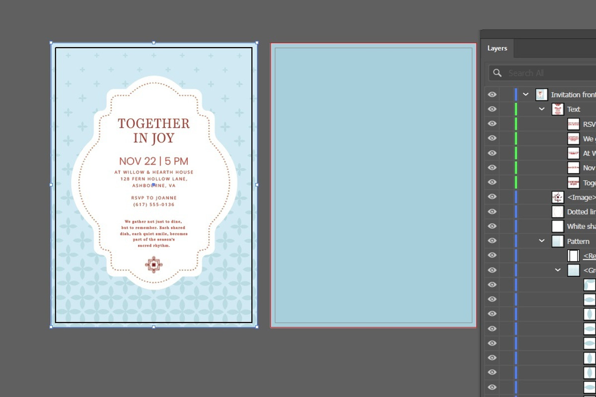 Get-together Invite Adobe Temp - 33, a Design Template by BloomToLife By Dona (Photo 3 of 7)