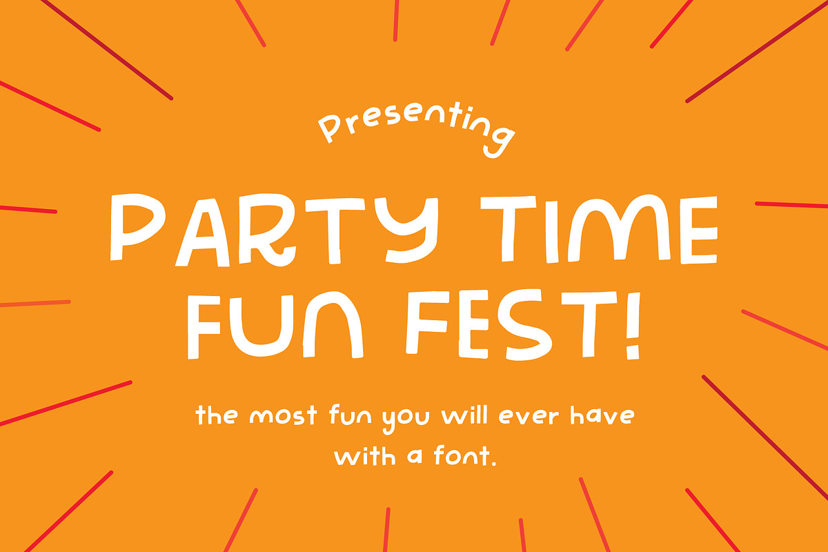 Party Time Fun Fest - The best font!
