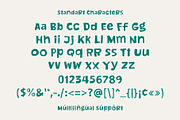 Rugmelt Rugged Messy Display Font, a Sans Serif Font by Heinzel Std (Thumbnail 15 of 15)