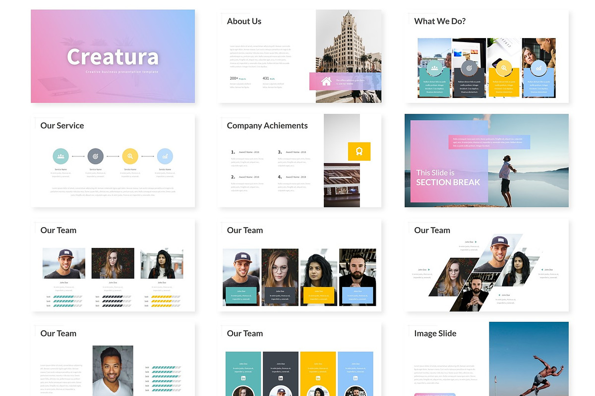 Creatura - Powerpoint Template, a Presentation Template by AQR Studio ...