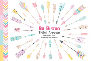 Fresh Tribal Arrow Clipart & Vectors, an Illustration by Amanda Ilkov