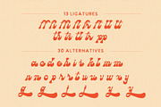 Daydreamer Retro Font, a Script Font by Rachel Kick (Thumbnail 7 of 7)