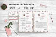Pack Resume and Card Template / M, a Resume Template by Showy68 Template (Thumbnail 1 of 8)