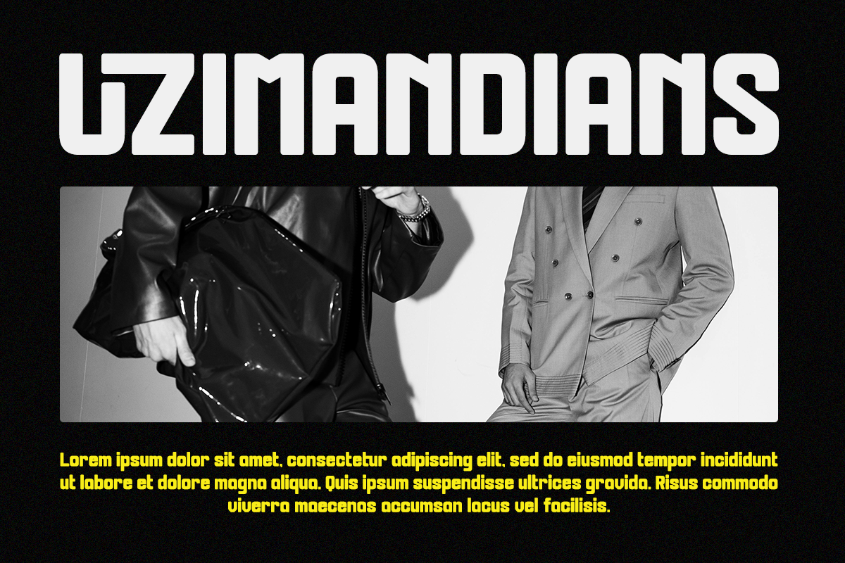 Oatlash - Bold Stylish Font, a Sans Serif Font by RagamKata (Photo 4 of 10)