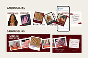 Nail Tech Instagram Carousels, a Social Media Template by Anna Design Studio (Thumbnail 5 of 10)