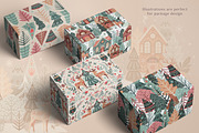 Christmas Folk Vector Collection, a Pattern Graphic by Molly art (Thumbnail 11 of 12)