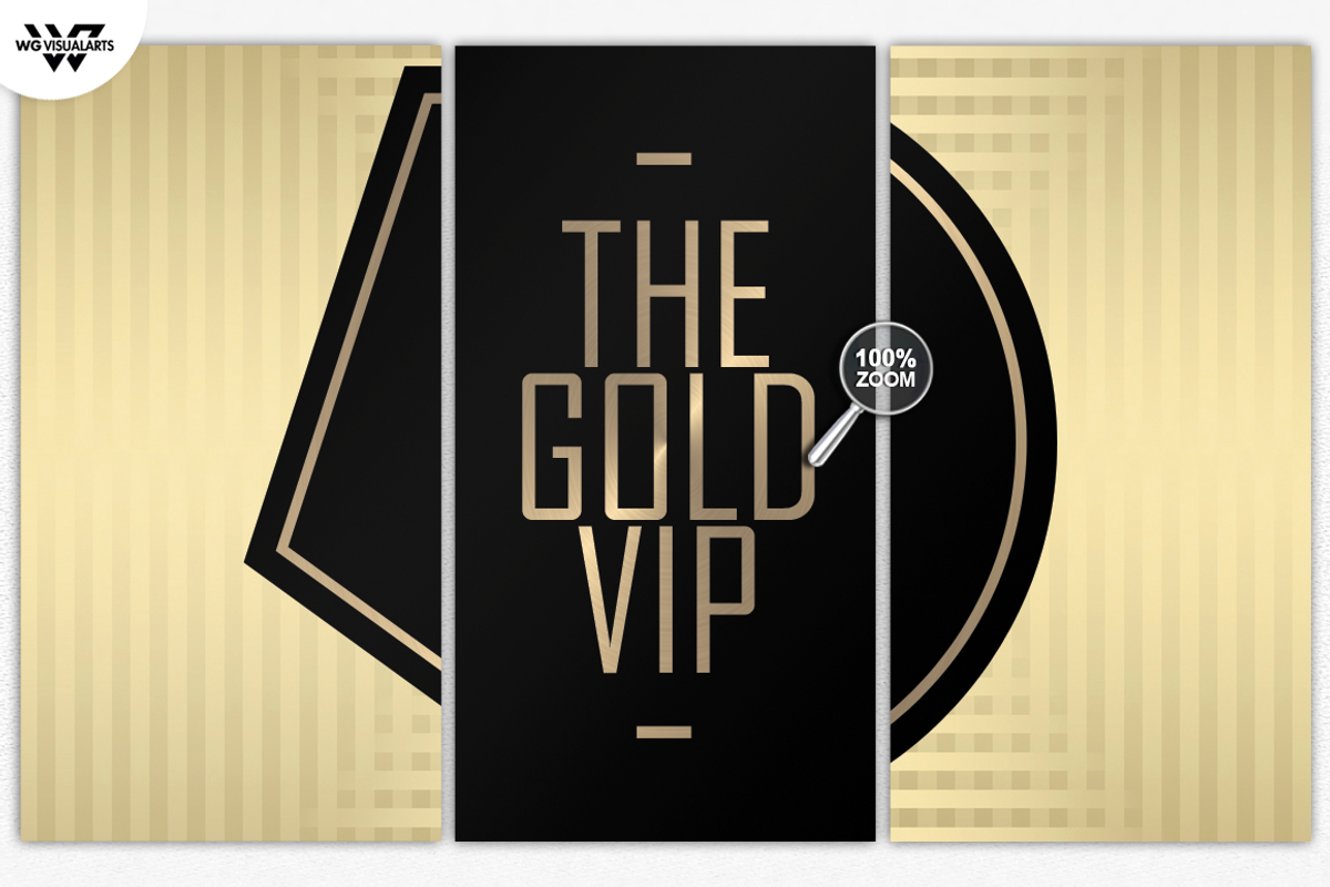 3in1 GOLD MINIMAL Flyer Template, a Flyer Template by WG DESIGN (Photo 8 of 8)