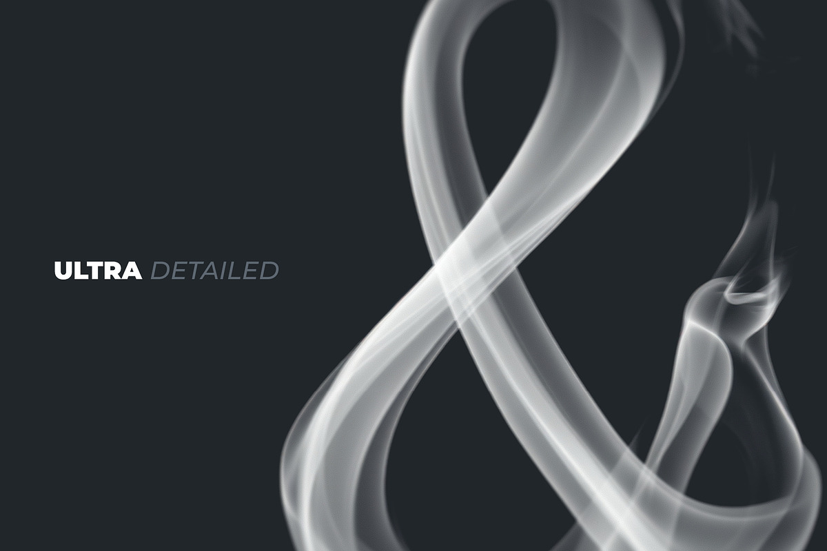 Graceful Smoke Letters Overlays, a Symbol Font by PhotoSpirit (Photo 6 of 8)