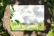 Greenery Landscape Magazine Mockup, a Print Template by ItemBridge (Thumbnail 2 of 2)