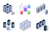 Infrastructure and Server Set, a Technology Illustration by Brickclay (Thumbnail 6 of 14)