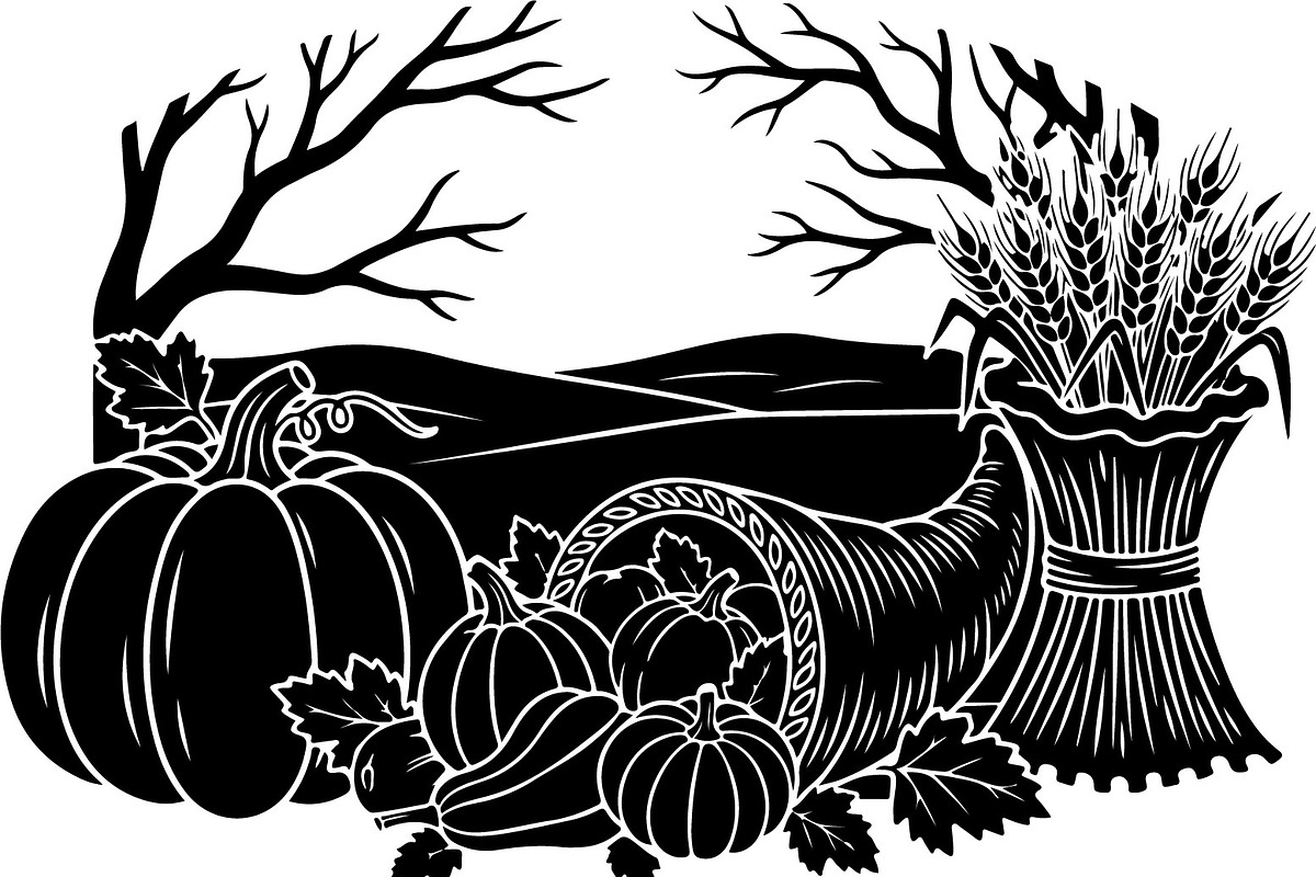 Thanksgiving Harvest SVG Bundle, an Illustration by Designs_River (Photo 22 of 48)